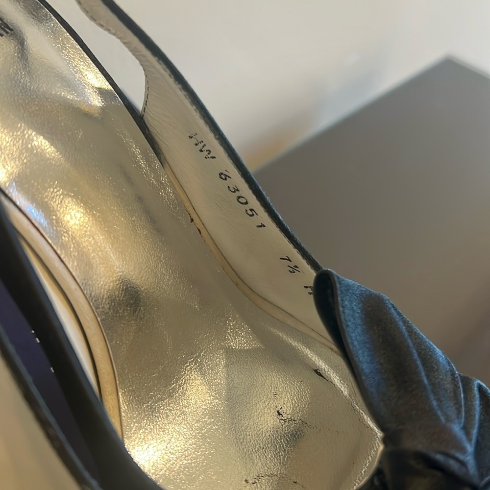 Stuart Weitzman Botero Us Size 7.5 *Dyed Black - image 7